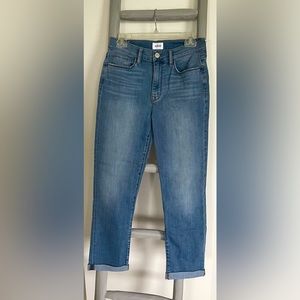 NWT Hudson Blair High Rise Straight Crop Size 28